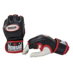 Morgan Platinum Leather MMA Gloves